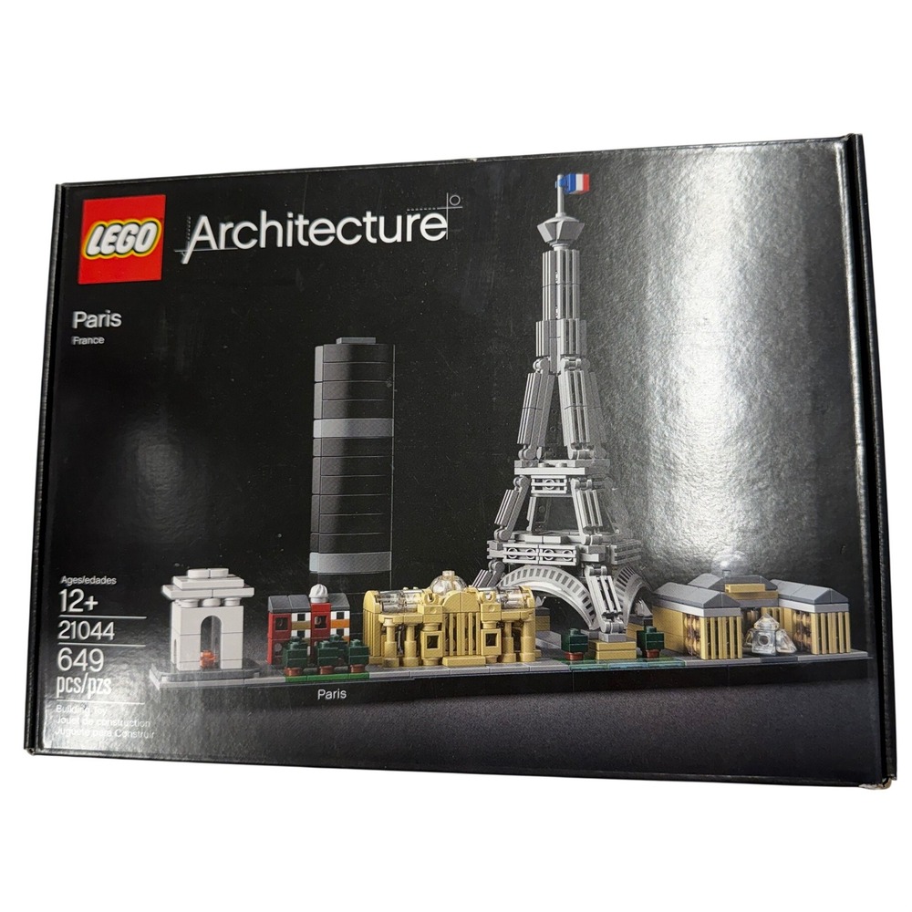 LEGO Architecture Paris 21044 Skyline Collection Eiffel Tower 649 Pieces Set